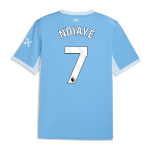 Manchester City Iliman Ndiaye #7 Jalkapallovaatteet Kotipaita 2026-27 Lyhythihainen